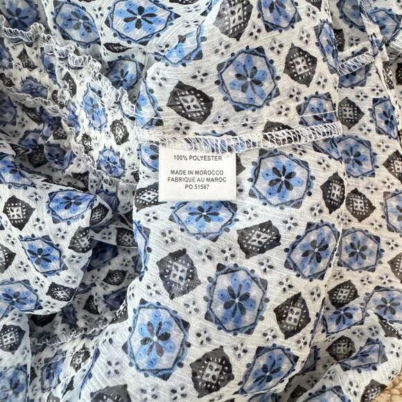 MISA LOS ANGELES Zonia Ruffle Off the Shoulder Blouson Dress M - Picture 12 of 16